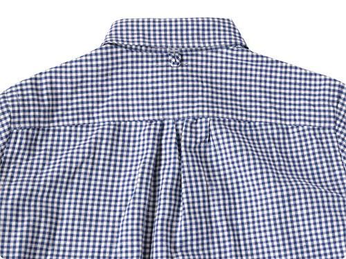maillot sunset gingham B.D. S/S shirts BLUE x PURPLE