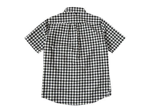 maillot sunset big gingham B.D. S/S shirts BIG BLACK x WHITE