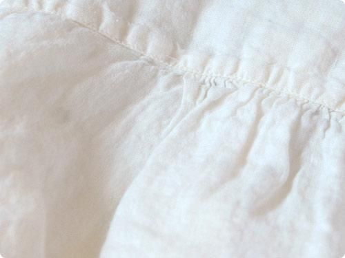 maillot sunset linen B.D. shirts WHITE