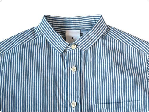 maillot sunset stripe shirts WHITE x BLUE