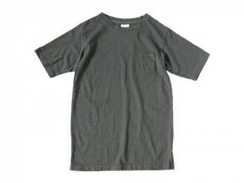 maillot crew neck pocket T CHARCOAL