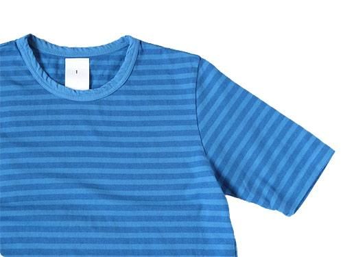 maillot dye border T BLUE