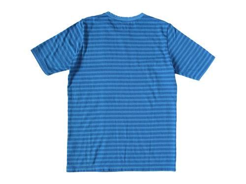 maillot dye border T BLUE