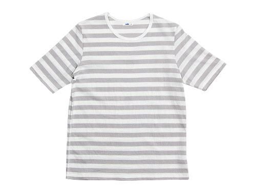 maillot ボーダー半袖Tシャツ LIGHT GRAY