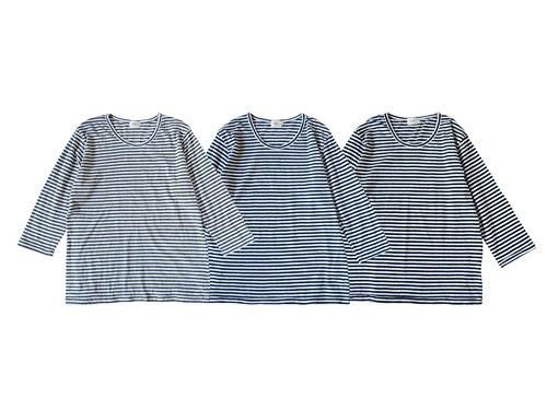RINEN 40/1˥åŷܡ Uͥå7ʬµ 15WHITE x BLUE̥󥺡