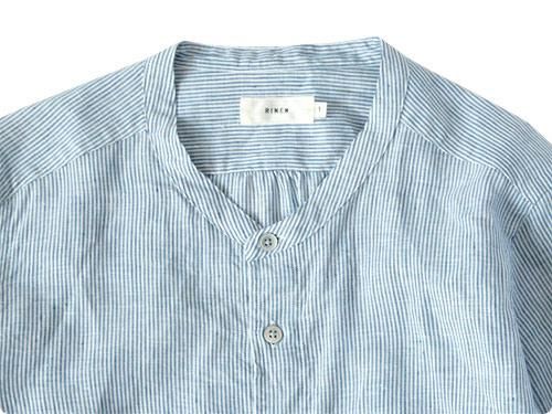 RINEN 80/1ͥʿȥ饤 7ʬµɥ顼󥰥 05WHITE x BLUE̥ǥ