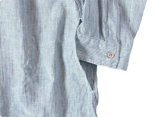 RINEN 80/1ͥʿȥ饤 7ʬµɥ顼󥰥 05WHITE x BLUE̥ǥ
