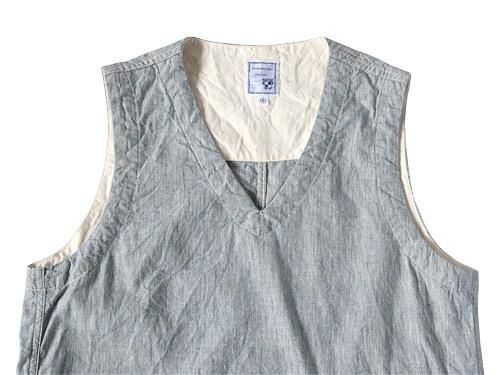 ordinary fits FLAT VEST STRIPE