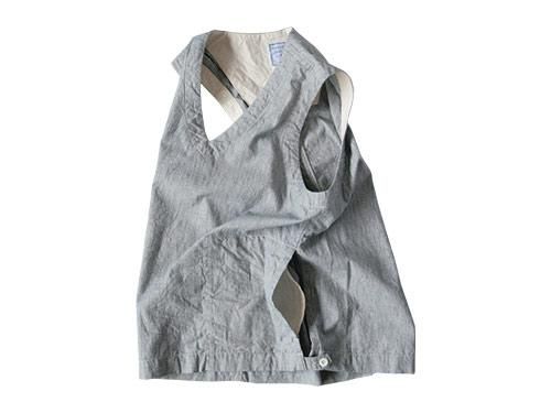 ordinary fits FLAT VEST STRIPE