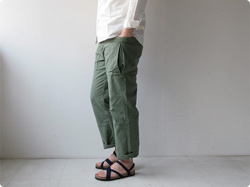 ordinary fits UTILITY PANTS OLIVE