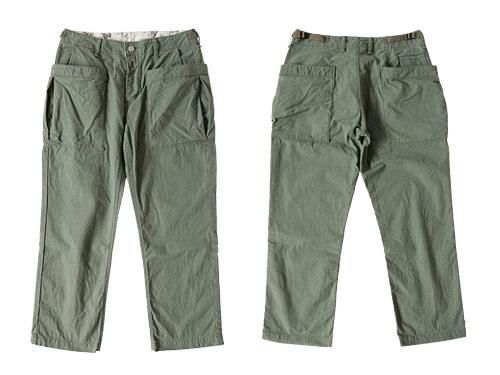ordinary fits UTILITY PANTS OLIVE