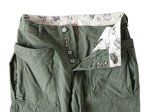 ordinary fits UTILITY PANTS OLIVE