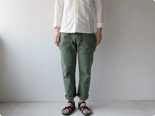 ordinary fits UTILITY PANTS OLIVE
