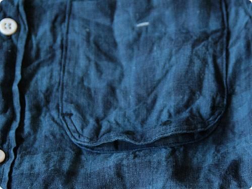 ordinary fits STANDARD SHIRT CHECK INDIGO