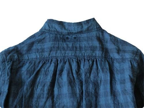 ordinary fits STANDARD SHIRT CHECK INDIGO