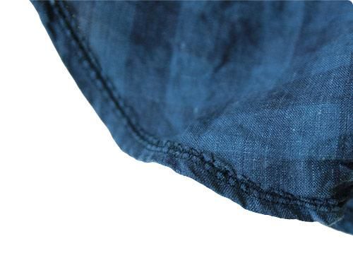 ordinary fits STANDARD SHIRT CHECK INDIGO