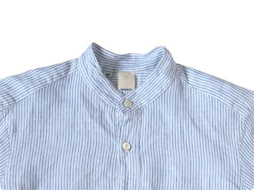 TATAMIZE BAND COLLAR SHIRTS STRIPE