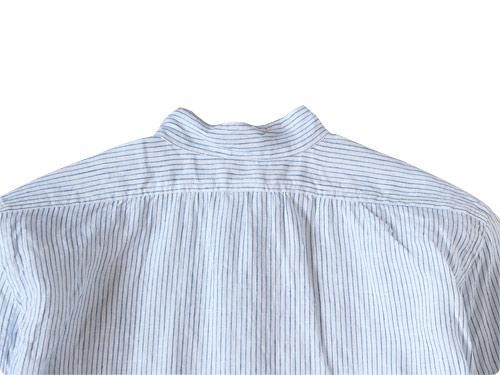 TATAMIZE BAND COLLAR SHIRTS STRIPE