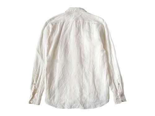 TATAMIZE DOUBLE BRESTED LINEN SHIRTS OFF WHITE