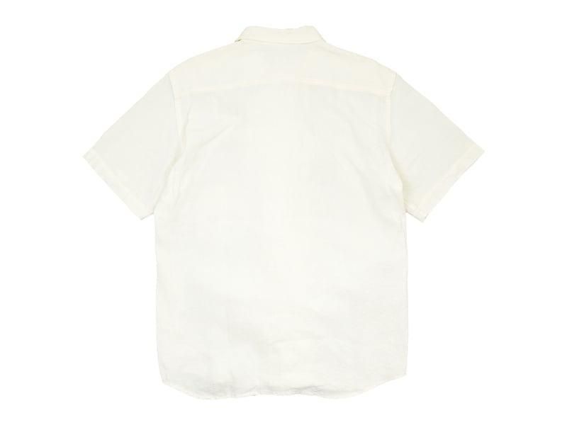  TATAMIZE DOUBLE BRESTED LINEN S/S SHIRTS OFF WHITE