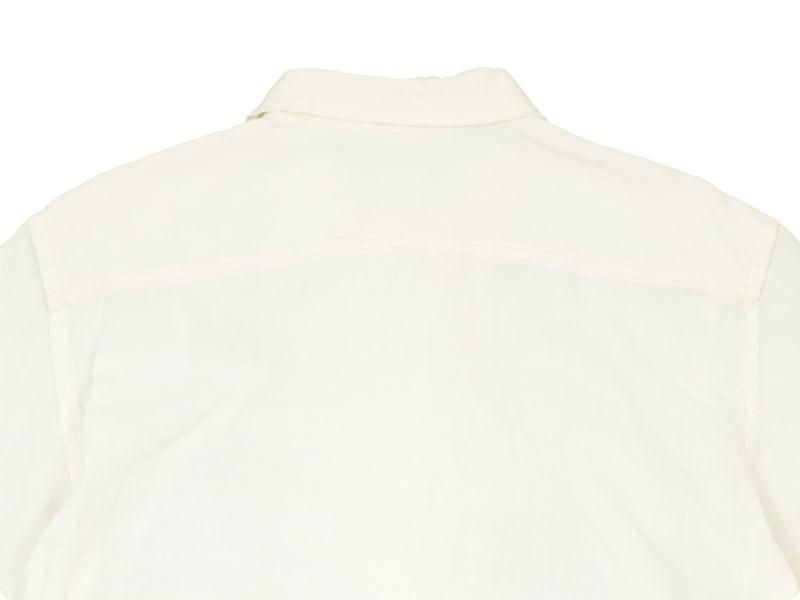  TATAMIZE DOUBLE BRESTED LINEN S/S SHIRTS OFF WHITE