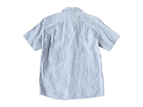  TATAMIZE DOUBLE BRESTED LINEN S/S SHIRTS STRIPE