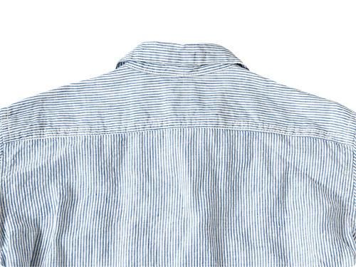  TATAMIZE DOUBLE BRESTED LINEN S/S SHIRTS STRIPE