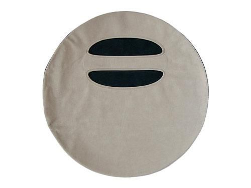 ߥ CIRCLE BAG 9LIGHT GRAY x DARK BLUE