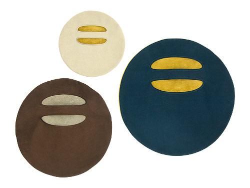 ߥ CIRCLE BAG 9LIGHT GRAY x DARK BLUE