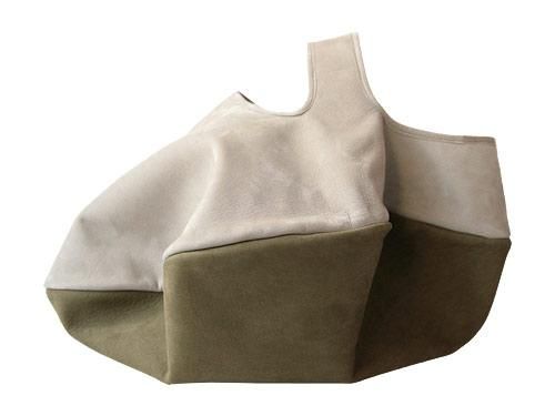 ߥ circle bag MIDI 6LIGHT GRAY x KHAKI