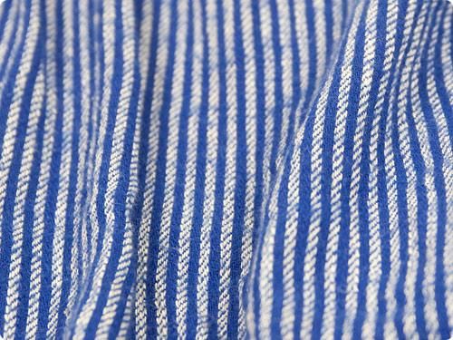 maillot sunset flannel stripe shirts BLUE x NAVY