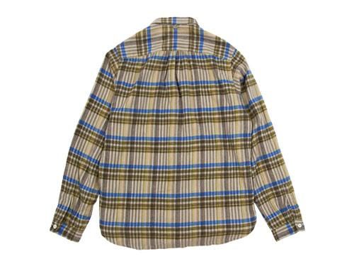 maillot sunset flannel check shirts BEIGE