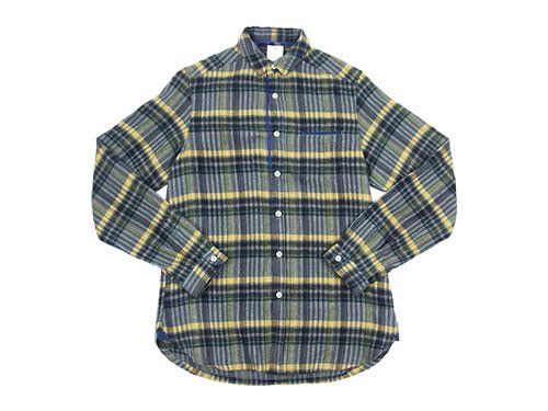 maillot sunset flannel check shirts GRAY