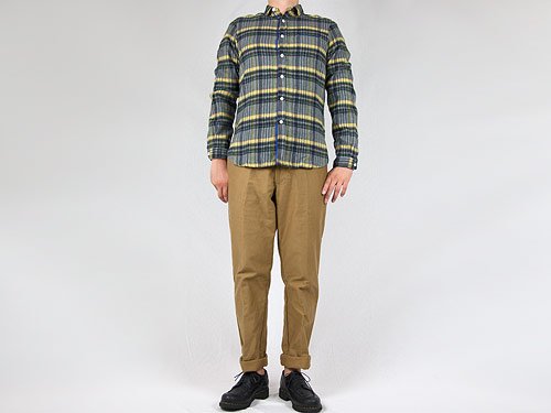 maillot sunset flannel check shirts GRAY