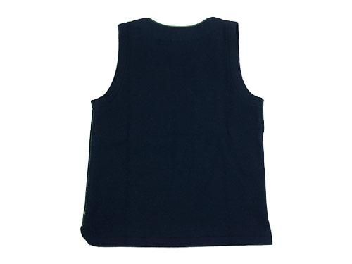 maillot wool melton vest NAVY
