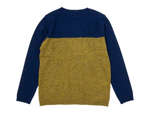 maillot 2-tone sweater NAVY x MUSTARD