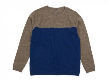 maillot 2-tone sweater BEIGE x NAVY