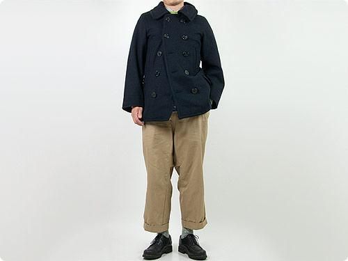 DAILY WARDROBE INDUSTRY DAILY STANDARD P-COAT NAVY