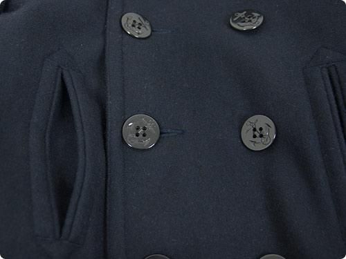 DAILY WARDROBE INDUSTRY DAILY STANDARD P-COAT NAVY