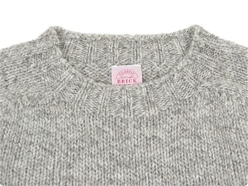 BRICK CREW NECK KNIT CURE ѥåդ MUSHROOM