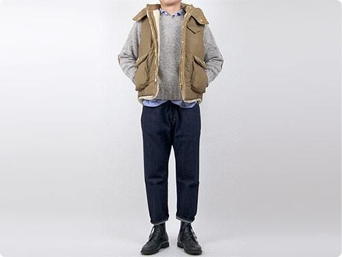 BRICK CREW NECK KNIT CURE ѥåդ MUSHROOM