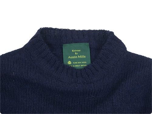 Austin Mills L/S CREW PULLOVER PRUSSIAN