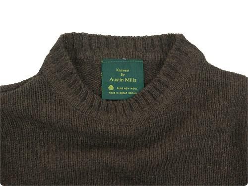 Austin Mills L/S CREW PULLOVER HAVANA
