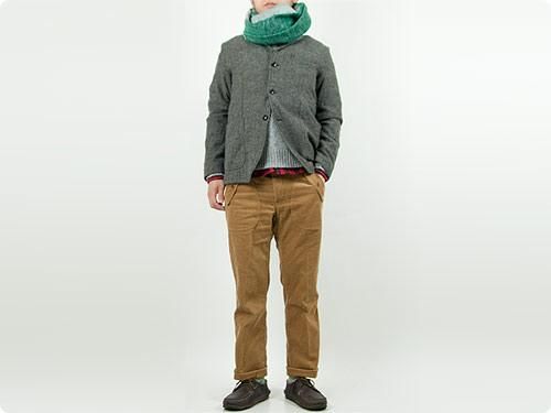 Charpentier de Vaisseau Shetland Crew Sweater LIGHT GRAY