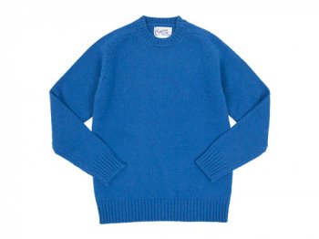 Charpentier de Vaisseau Shetland Crew Sweater BLUE