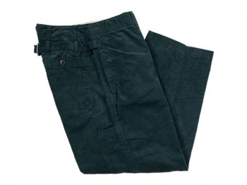 ordinary fits FRENCH CROPPED CORDUROY GREEN