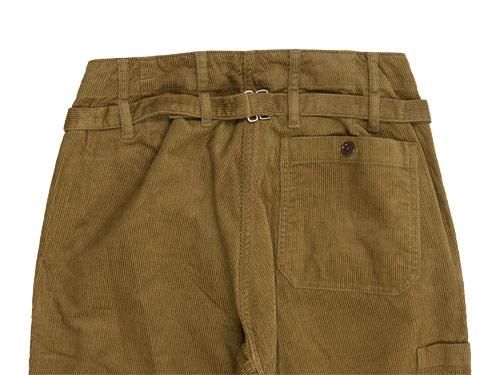 ordinary fits FRENCH CROPPED CORDUROY MUSTARD