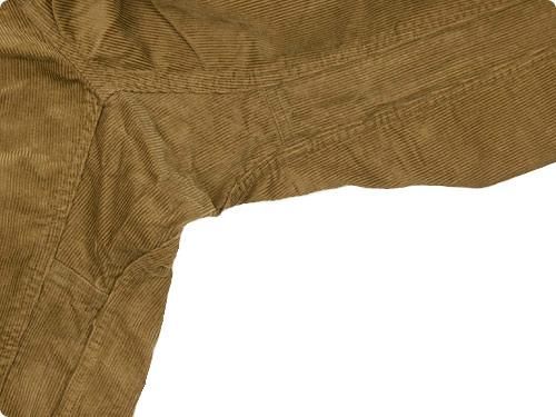 ordinary fits FRENCH CROPPED CORDUROY MUSTARD