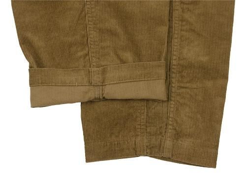 ordinary fits FRENCH CROPPED CORDUROY MUSTARD