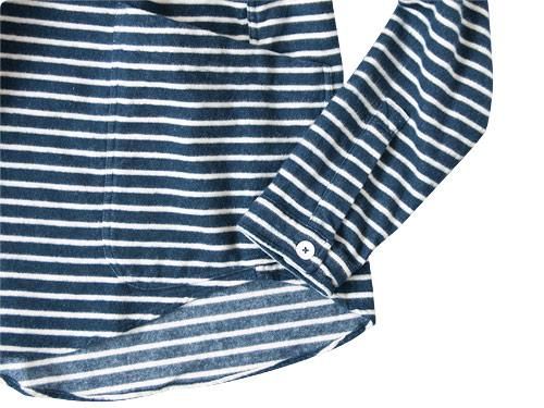 LOLO ܡåȥͥץ륪С NAVY x WHITE